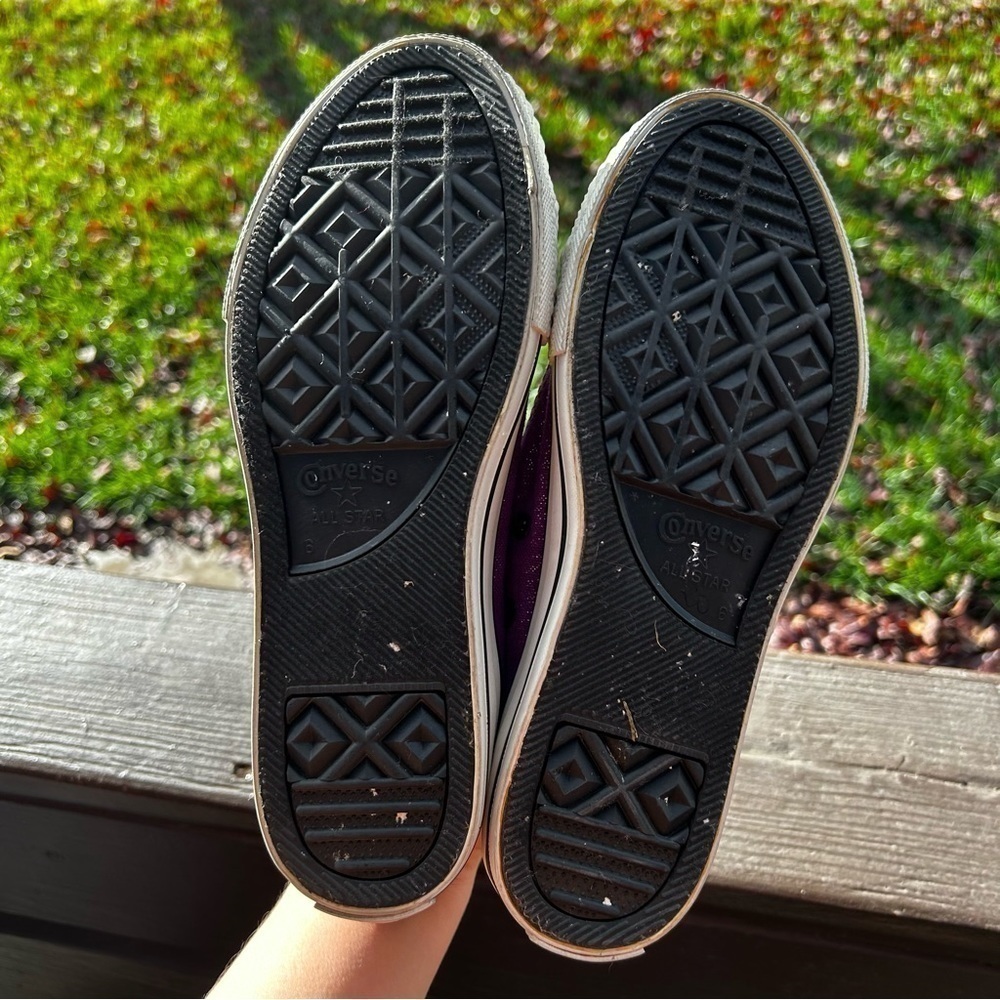 Converse chuck Taylor all star purple metallic sneakers‎ - Picture 6 of 6